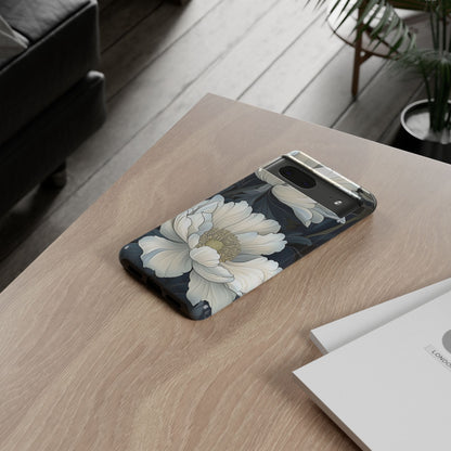Elegant Floral Phone Case, Floral iPhone Cover, Flower Art Phone Case, Eco-Friendly Mobile Protection, Tough & Stylish Phone Case