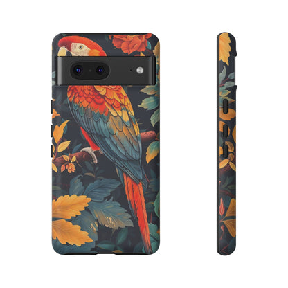 Vibrant Parrot Phone Case - Tough, Stylish, Nature-Inspired, Tropical, Wildlife, Perfect Gift, Summer Vibes