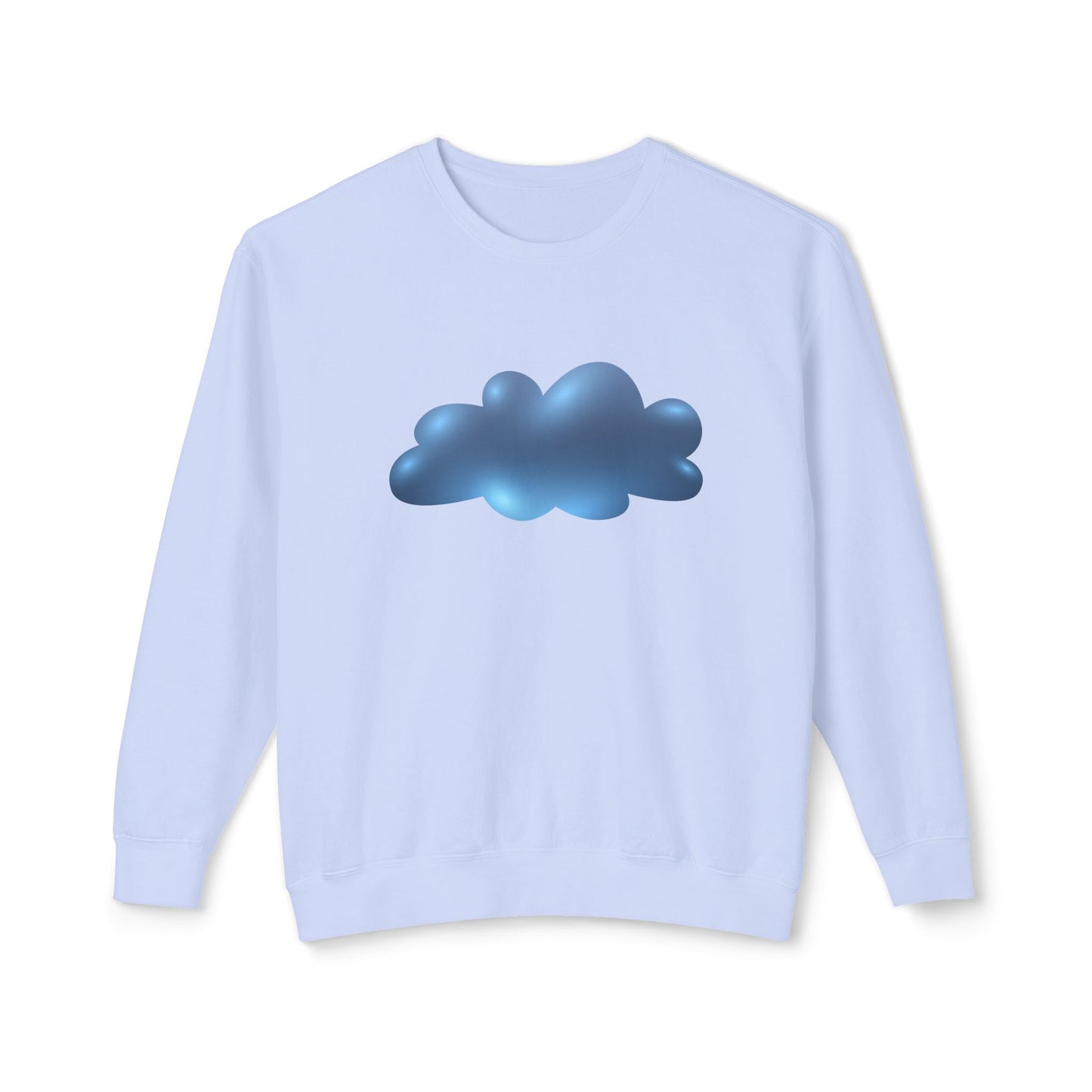 Unisex Lightweight Crewneck Sweatshirt - Serene Cloudscape - Dreamy Cloud