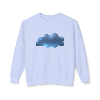 Unisex Lightweight Crewneck Sweatshirt - Serene Cloudscape - Dreamy Cloud