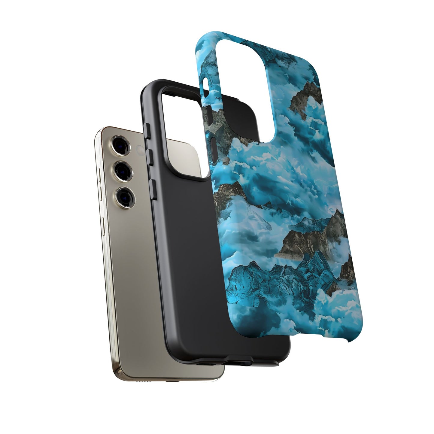 Mountain Wave Phone Case - Adventure Gear, Outdoor Gifts, Stylish Cases, Trendy Accessories, Nature Lovers