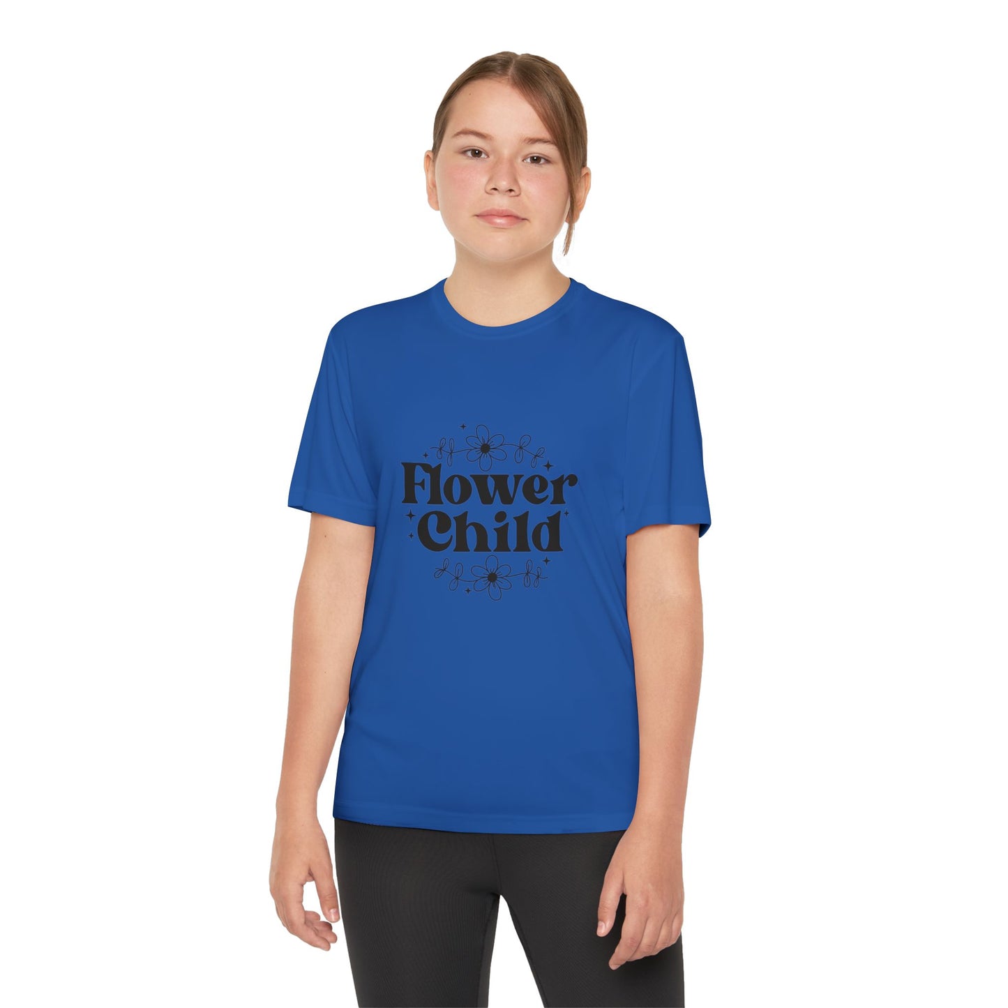 Youth Flower Child Tee - Cool & Fun T-Shirt for Kids