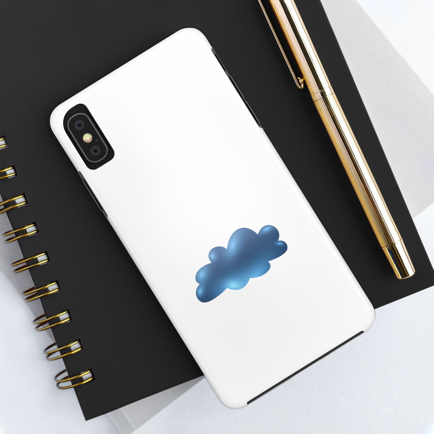 Cloudy Tough Phone Cases, Protective Cases for iPhones, Cute Cloud Design, Ideal Gift for Students, Stylish Accessories for Everyone