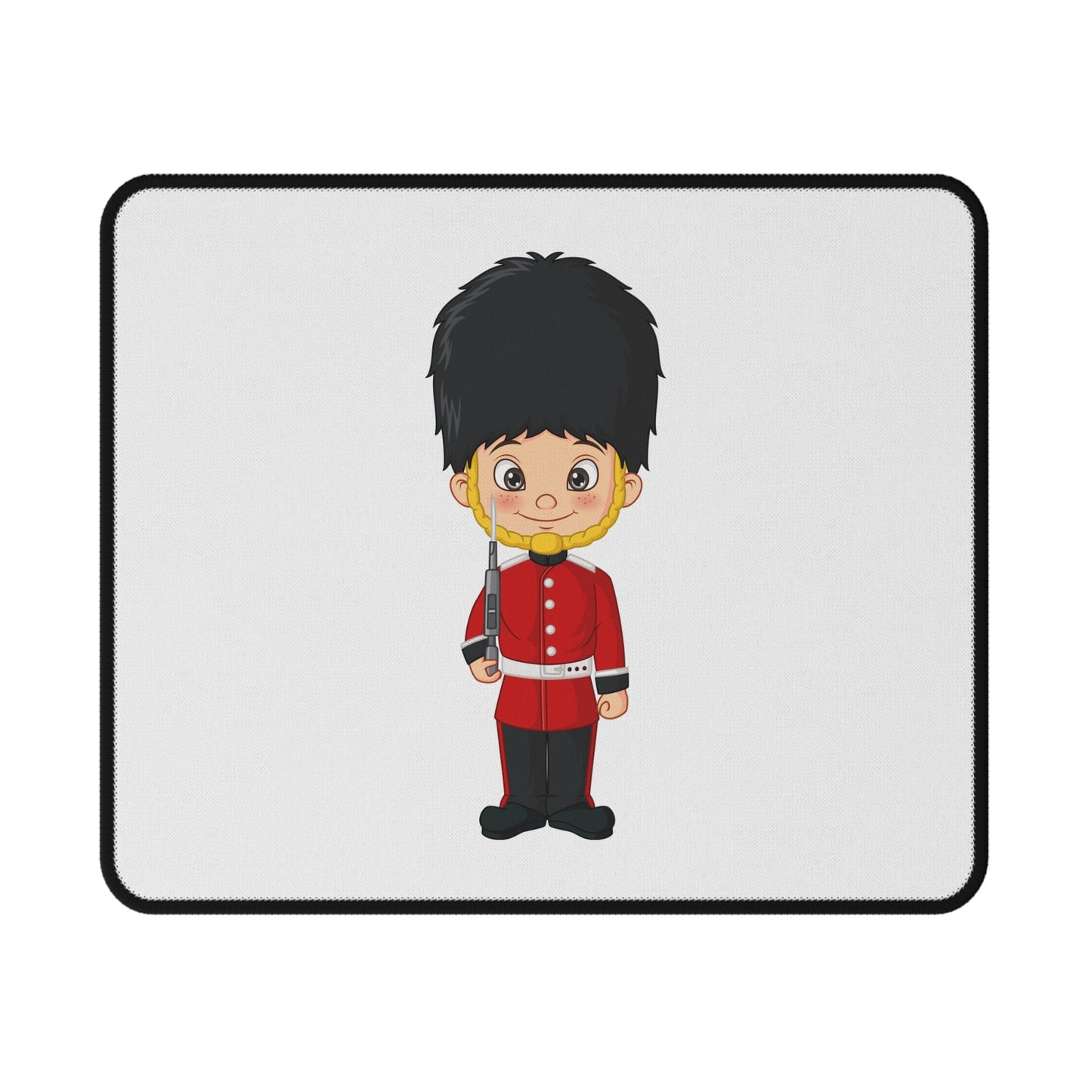 Cute Royal Guard Non-Slip Gaming Mouse Pad, Gamer Gift, Desk Accessory, Office Decor, Video Game Merchandise, Fun Home Office