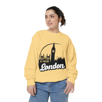 Unisex Garment-Dyed Sweatshirt - Cozy London