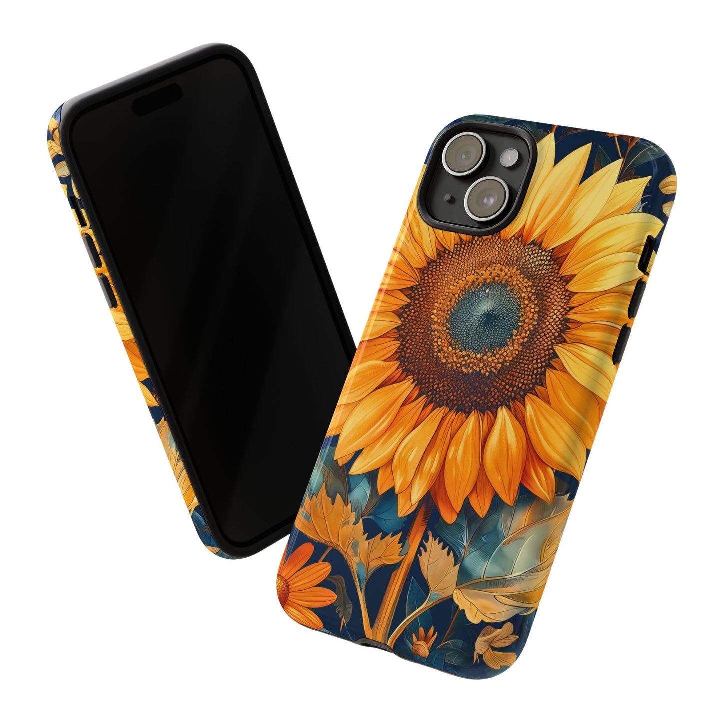 Sunflower Phone Case - Floral Design for Nature Lovers, Cute Spring Accessory, Gift for Her, Eco-Friendly Cover