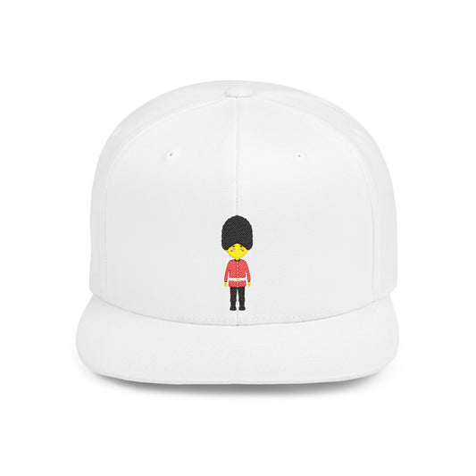 Cute Cartoon Guard - Flat Bill Snapback