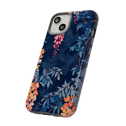 Floral iPhone Case, Tough Phone Cover, Gift for Her, Nature Lover Accessory, Spring Decor, Unique Floral Design