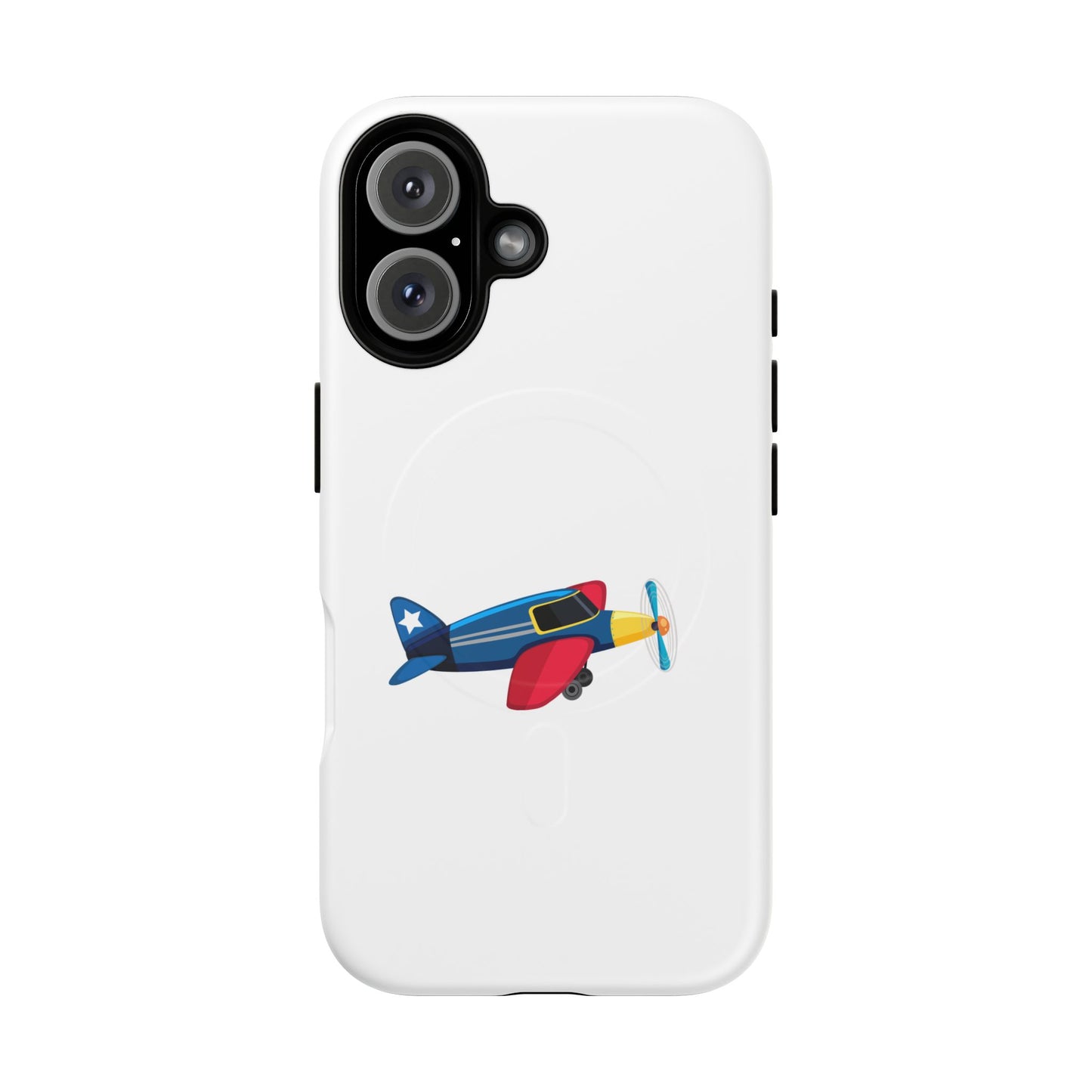 Airplane Tough Magnetic Phone Case, Cute Phone Cover, Gifts for Travelers, Kids and Adults, Aviation Themed, Durable Phone Case