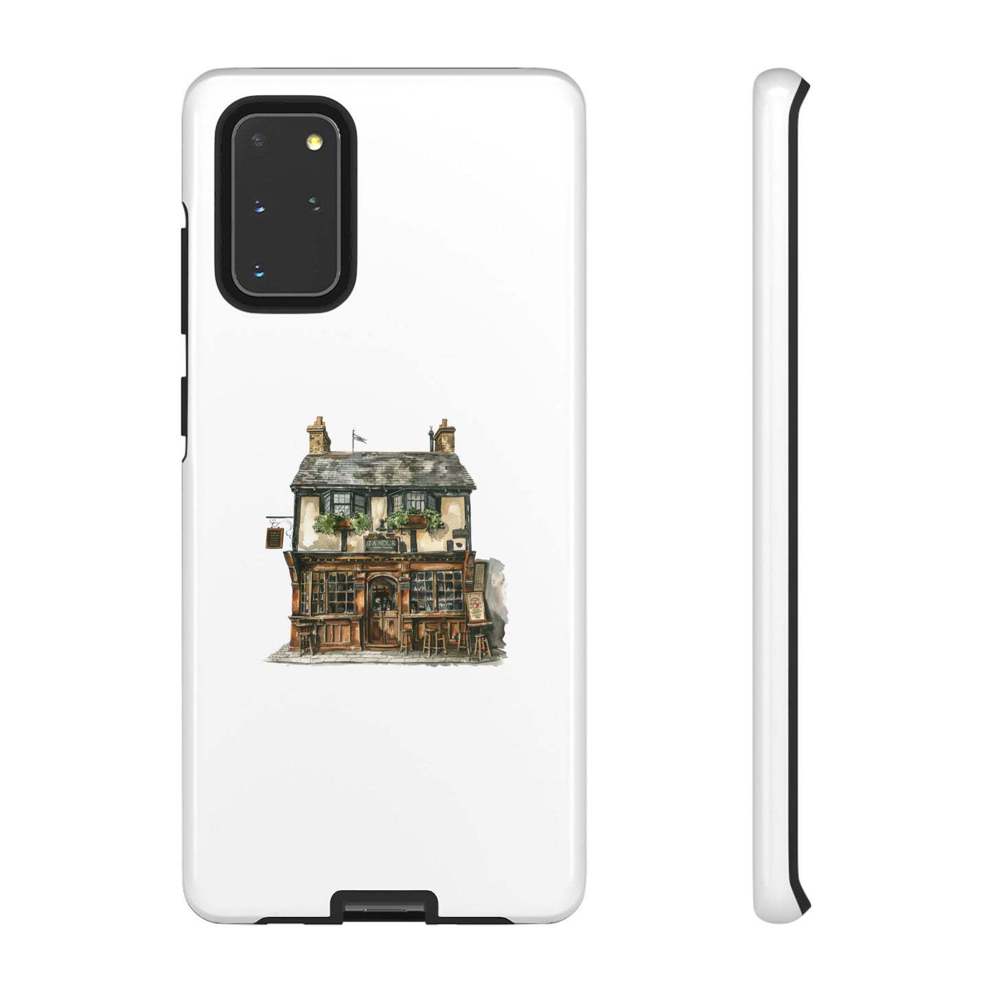 Artistic Phone Case with Cozy Cottage Design