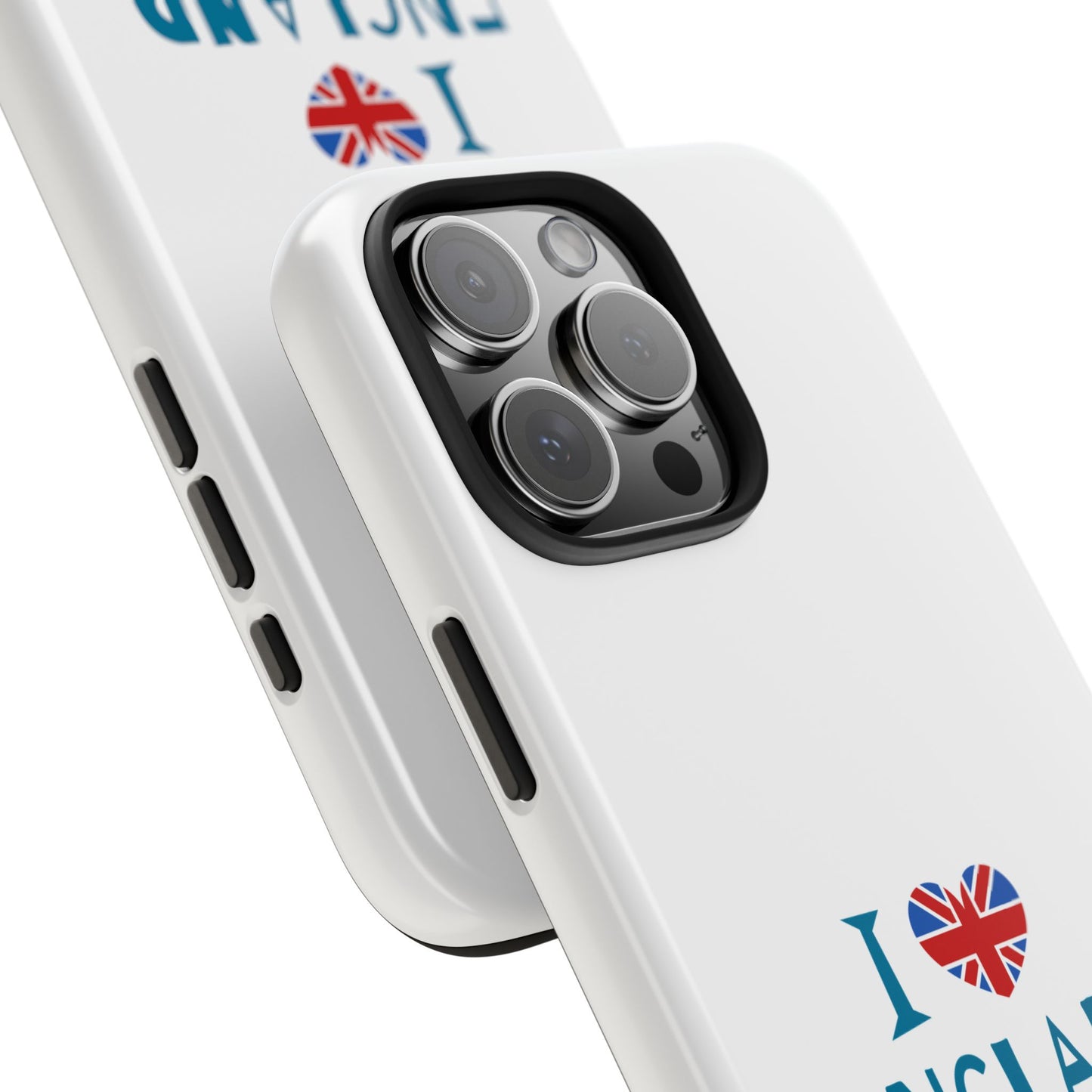 I Love England Tough Phone Cases | Travel Gifts, British Pride Accessories, Unique Phone Covers, Cute Holiday Gift, England Souvenirs