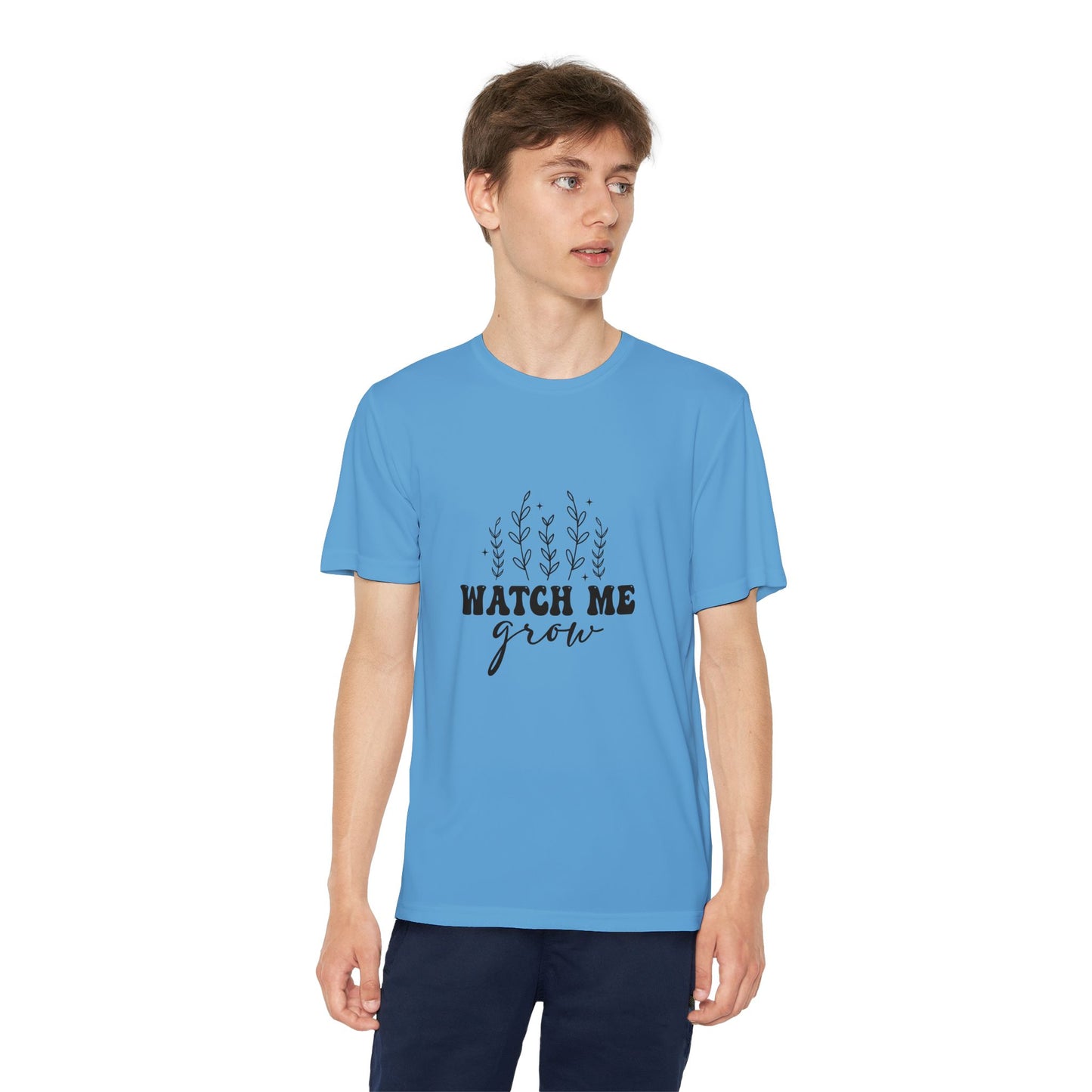 Youth Tee - "Watch Me Grow" Motivational Shirt
