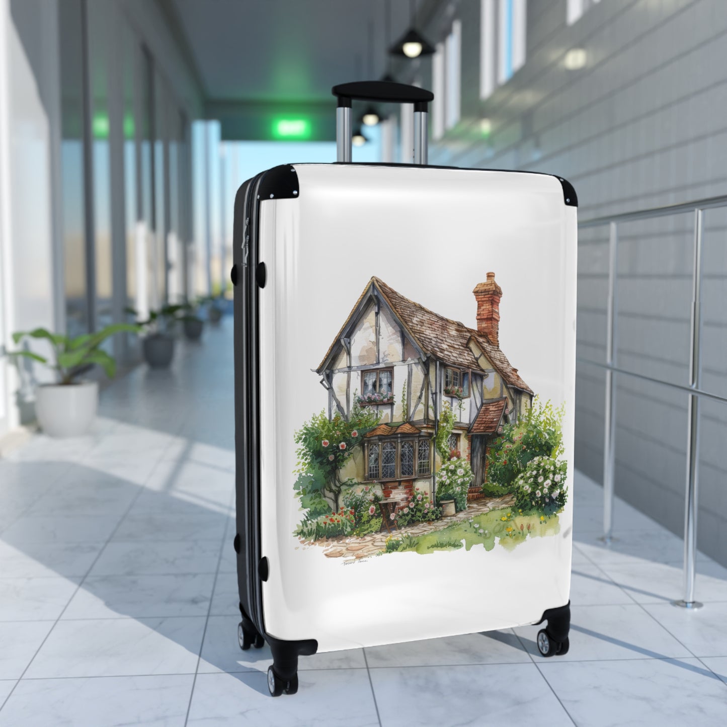 London Double Decker Bus Suitcase