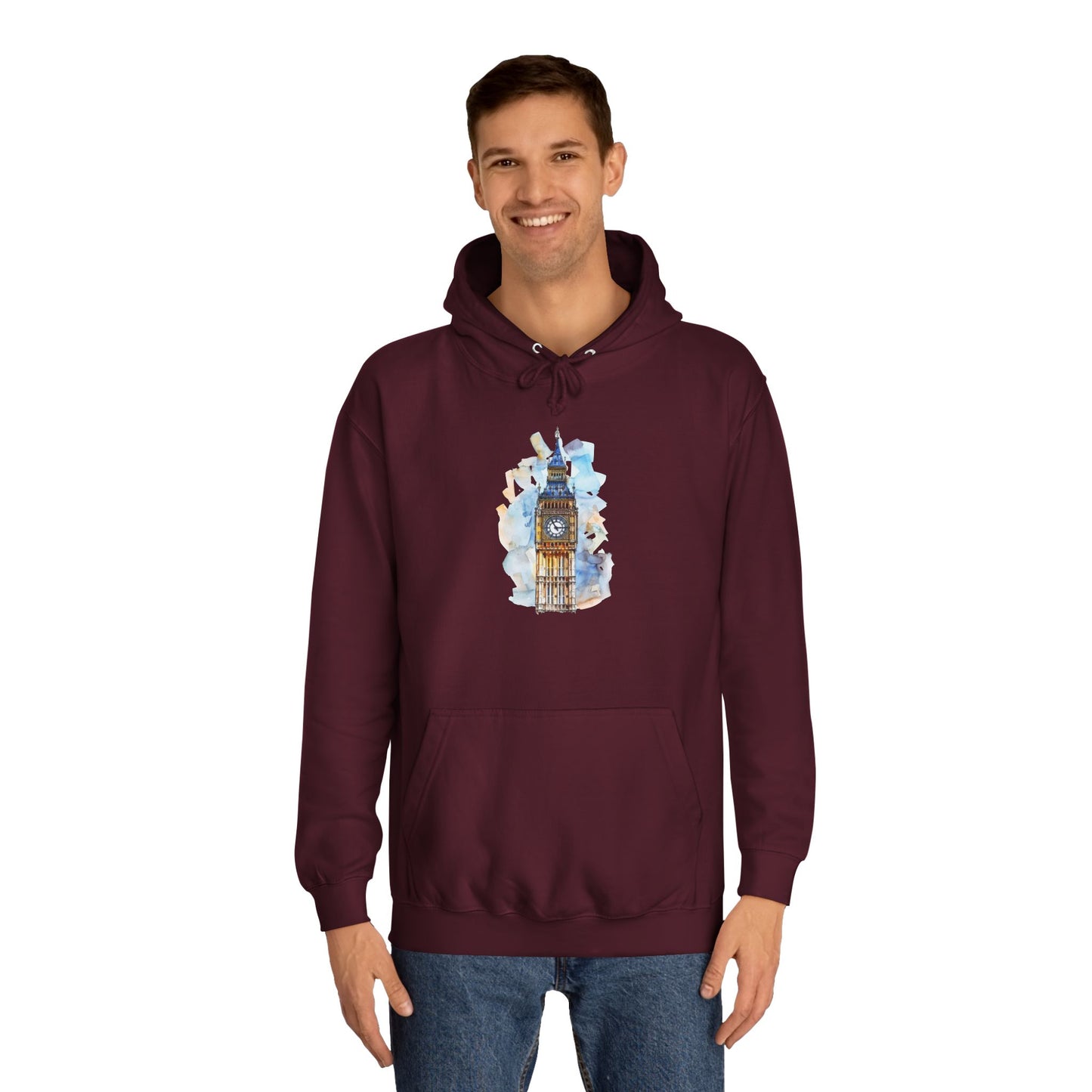 Unisex College Hoodie - London’s Pride - The Big Ben Tower