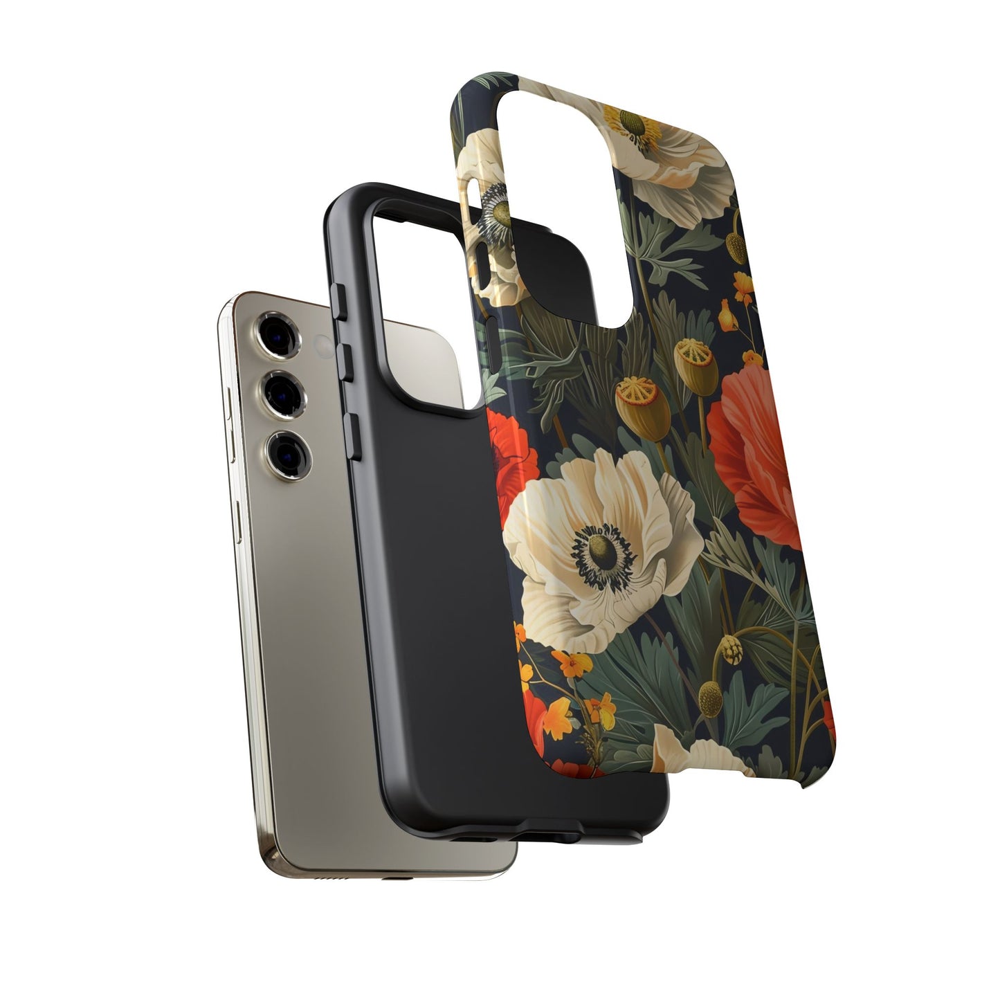 Floral Phone Case - Tough Cases with Vibrant Garden Design, Phone Accessory, Gift for Her, Spring Style, Nature Lover