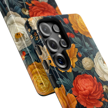 Floral Tough Case for Phones | Durable Floral Phone Cover, Boho Chic, Unique Gift for Her, Phone Protection, Flower Design