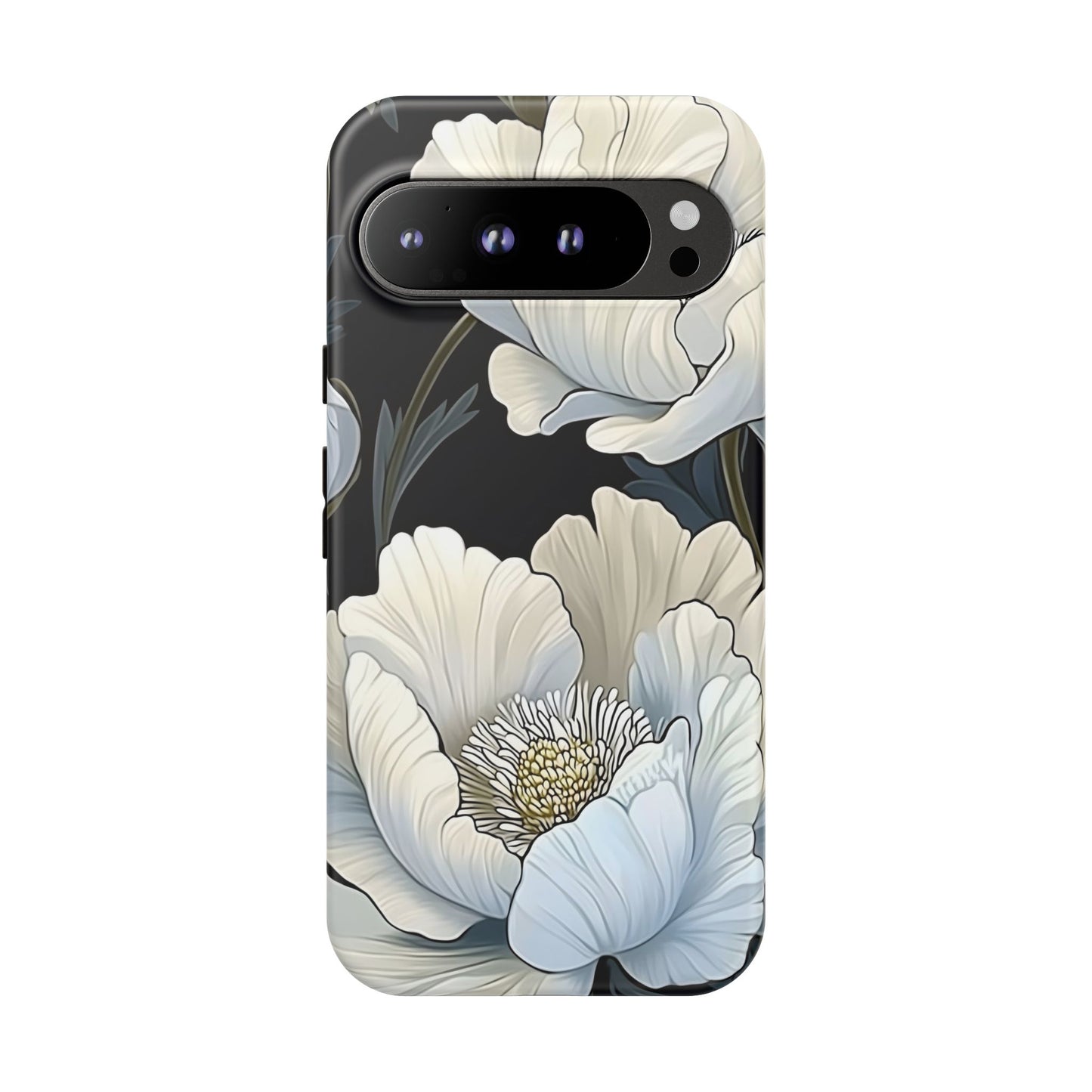 Floral Phone Case, Tough Cases for Women, Stylish Phone Cover, Floral Design Phone Protector, Nature Inspired Tech Accessories