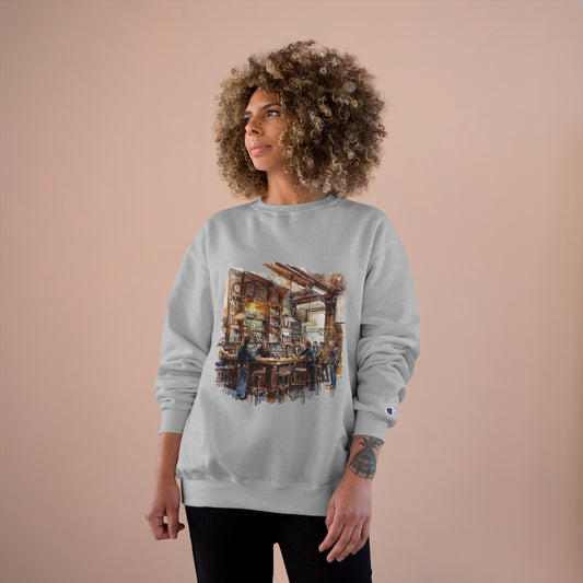 Champion Sweatshirt - Home Away from Home - British Pub Atmosphere