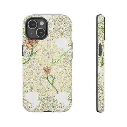 Elegant Floral Phone Case, Tough Cases for iPhone, Stylish Smartphone Cover, Protection with Floral Art, Unique Gift for Her