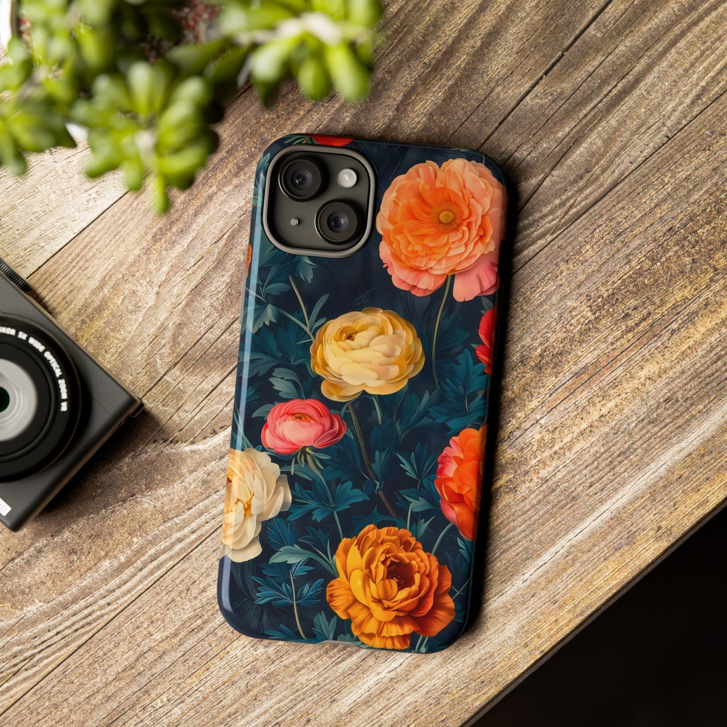 Floral Phone Case, Tough Cases for Phone Protection, Gift for Flower Lovers, Floral Designs, Spring Decor