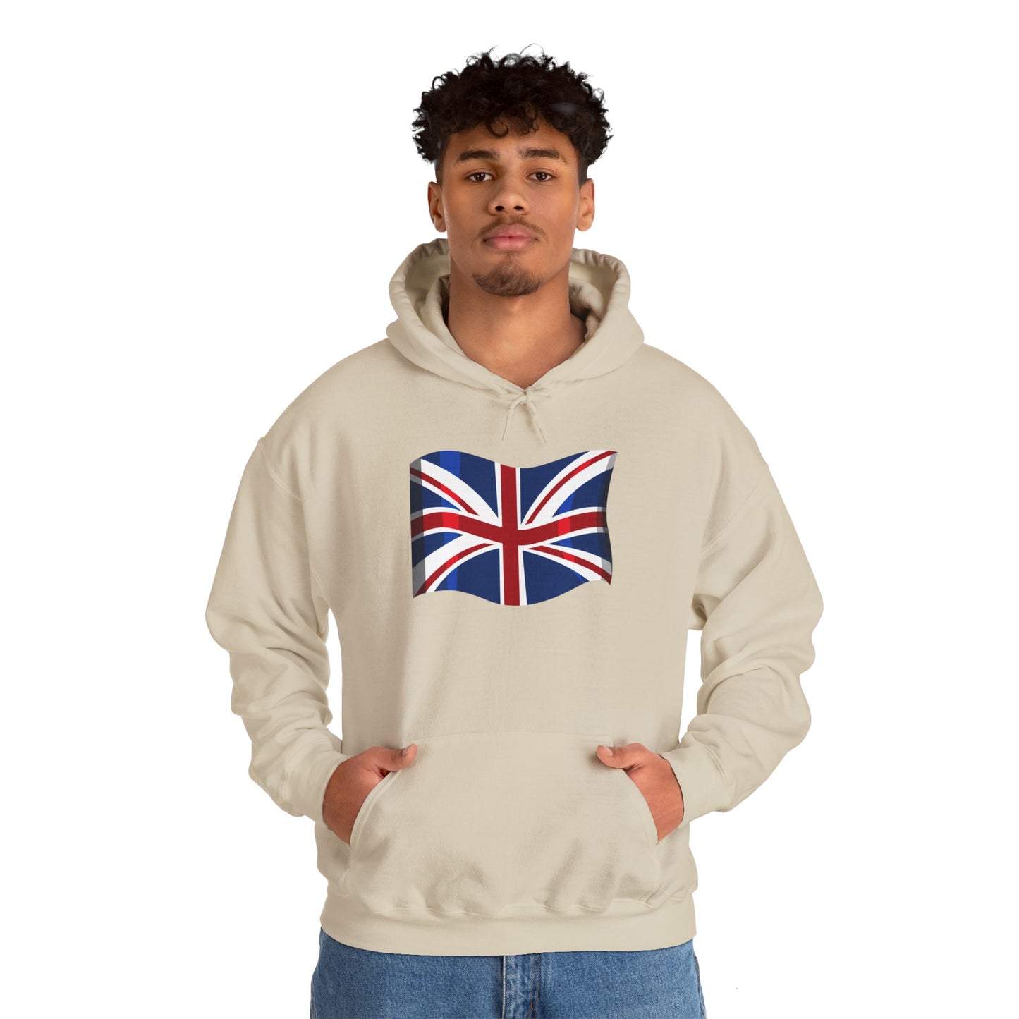 Unisex Heavy Blend™ Hooded Sweatshirt - Union Jack Symbolic UK Flag