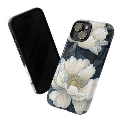 Elegant Floral Phone Case, Floral iPhone Cover, Flower Art Phone Case, Eco-Friendly Mobile Protection, Tough & Stylish Phone Case