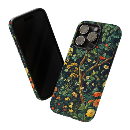 Floral Phone Case - Tough Cases, Colorful Nature Design, Gift for Flower Lovers, Phone Accessory, Unique Cell Phone Cover
