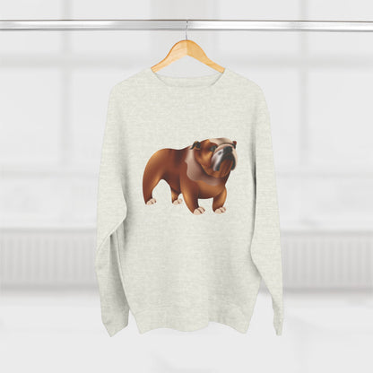 Unisex Crewneck Sweatshirt - Adorable British Dog