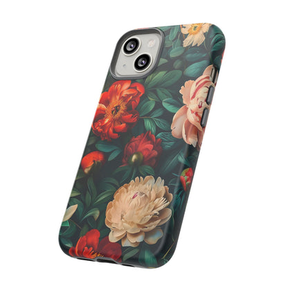 Floral Phone Case - Tough Cases, Vibrant Protection, Gift for Her, Cute Floral Design, Trendy Accessory, Perfect for Spring