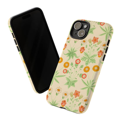 Floral Tough Cases | Stylish Phone Cover, Durable Protective Case, Gift for Her, Spring Accessories, Nature Lover