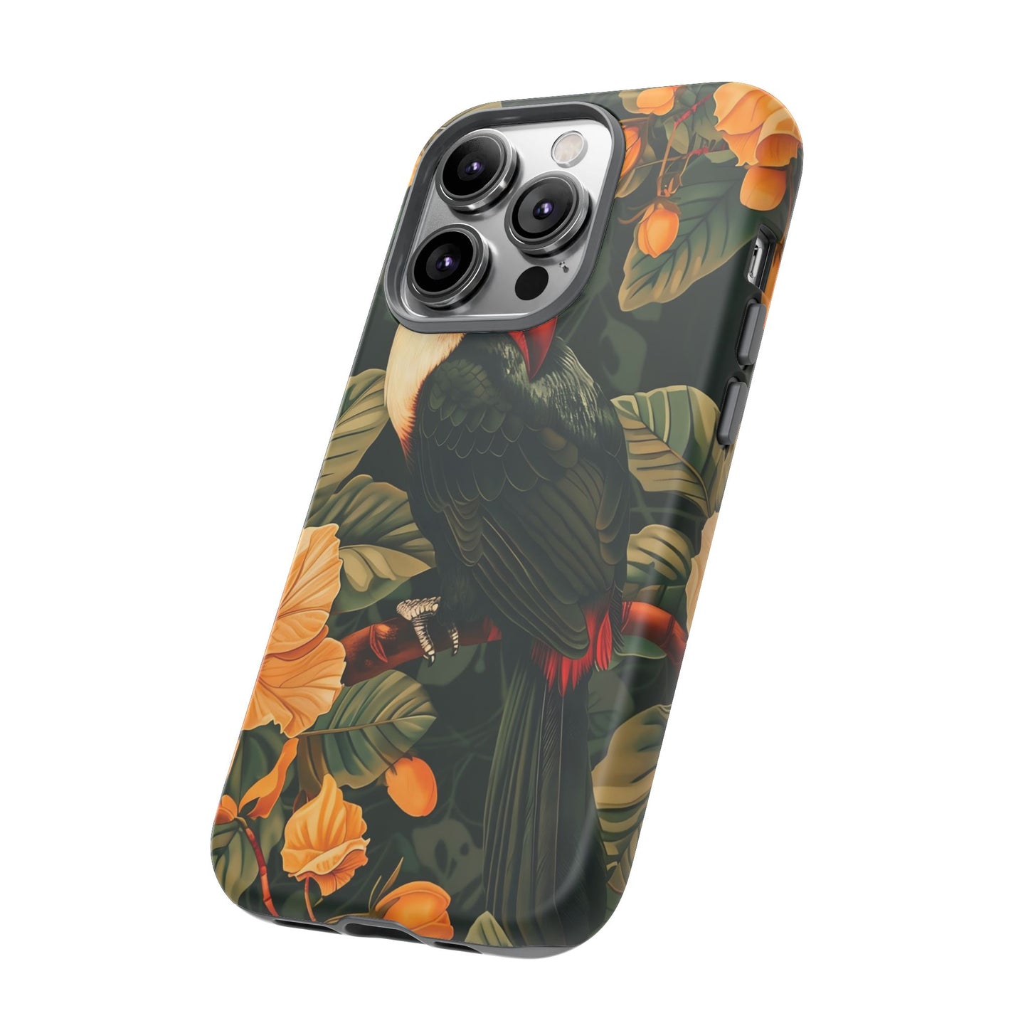 Tropical Toucan Phone Case, Exotic Bird Cover, Nature Lover Gift, Eco-Friendly Design, Customizable Tech Accessory