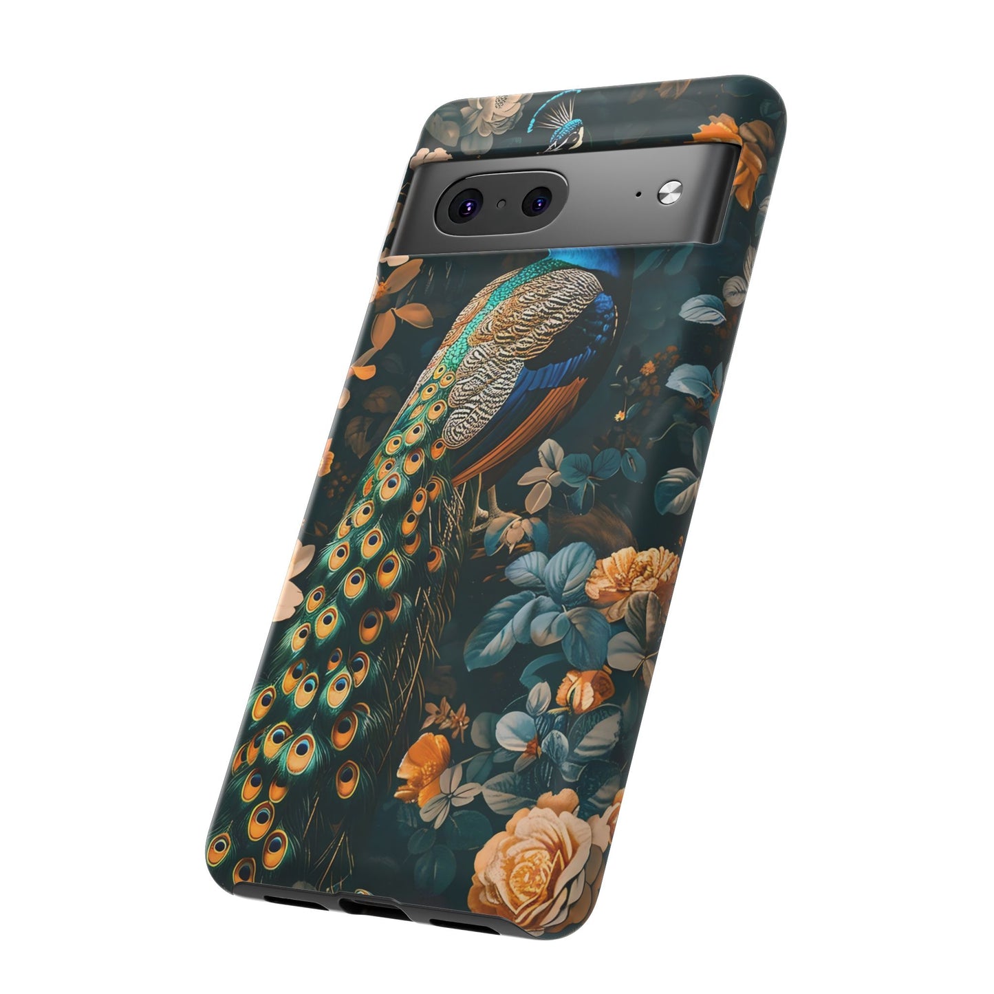 Peacock Phone Case - Elegant Floral Design, Tough Case for Protection, Unique Gift for Nature Lovers, Stylish Accessory, Eco-Friendly