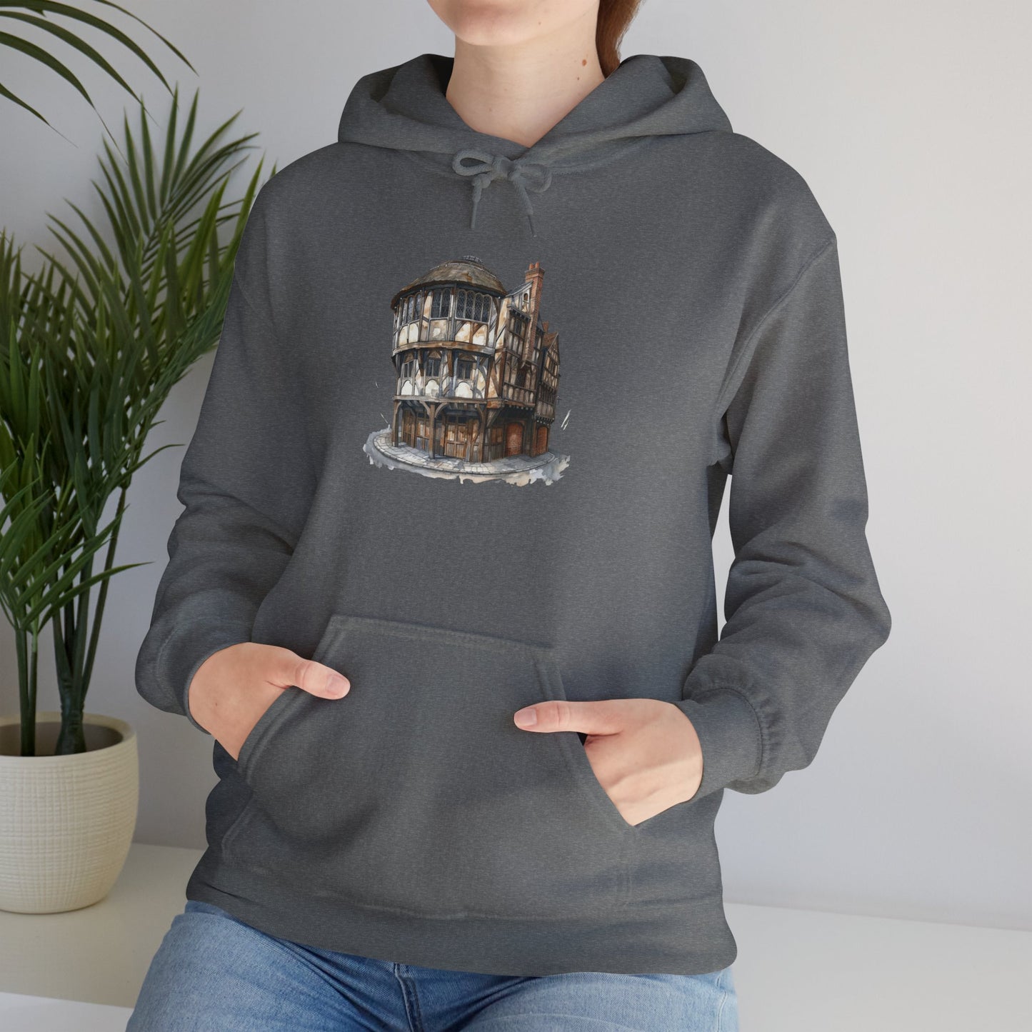 Unisex Heavy Blend™ Hooded Sweatshirt - Where Friends Gather - The Cozy British Pub