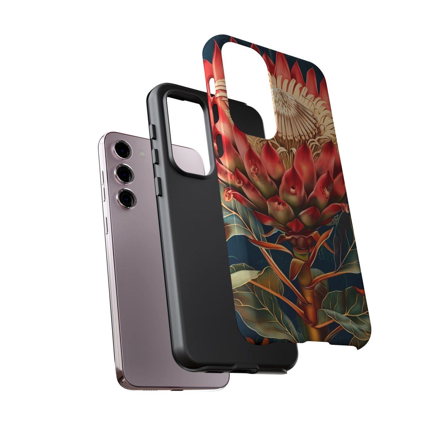 Tough Cases: Vibrant Floral Phone Case, Tough Phone Covers, Floral Art Cases, Nature Design Accessories, Gift for Nature Lovers