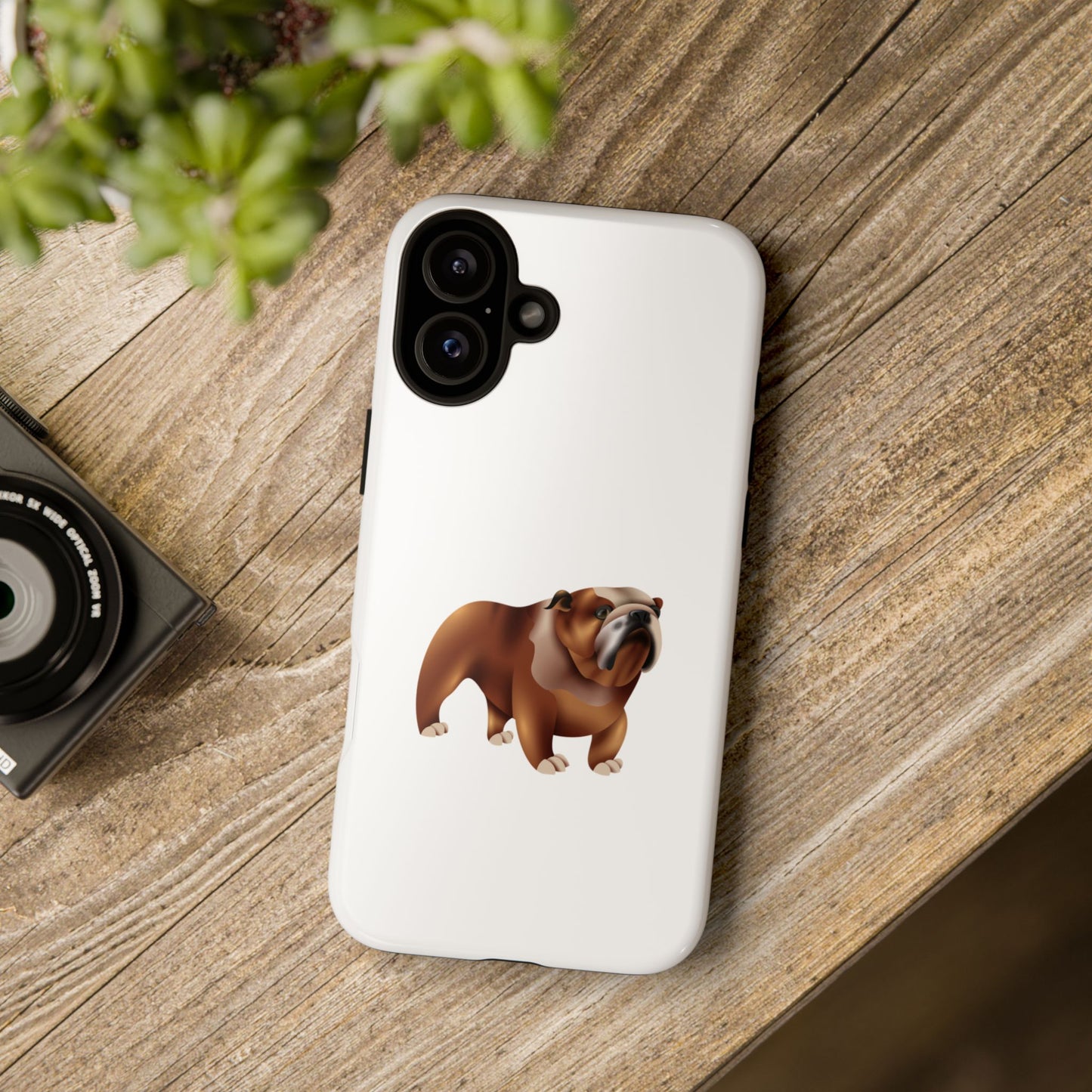 Bulldog Phone Case, Tough Cases for Dog Lovers, Custom Pet Accessories, Cute Bulldog Gifts, Animal Phone Covers