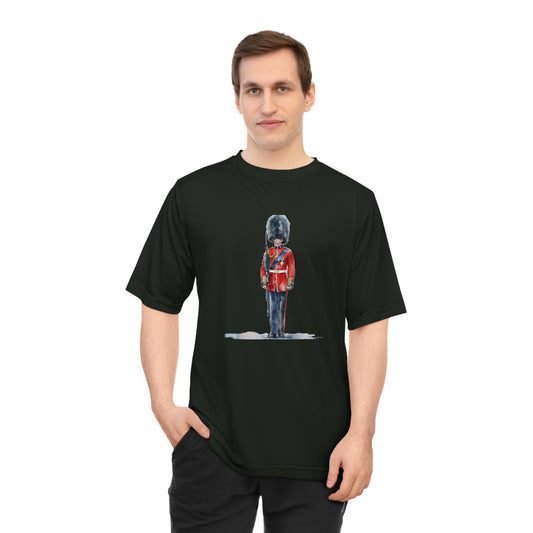 Unisex Zone Performance T-shirt - Stalwart Sentinel: British Soldier