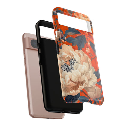 Floral Tough Case, Durable Floral Phone Case, Stylish Protection Case, Gift for Her, Spring Accessories, Mother’s Day Gift