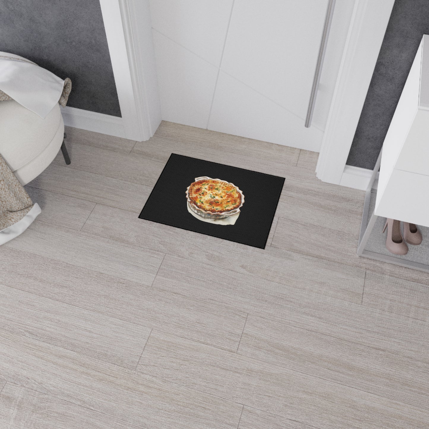 Elegant Kitchen Floor Mat, Premium Mat for Cookware, Heat Resistant Mat, Kitchen Decor, Gift for Foodies, Durable Heavy Duty Mat