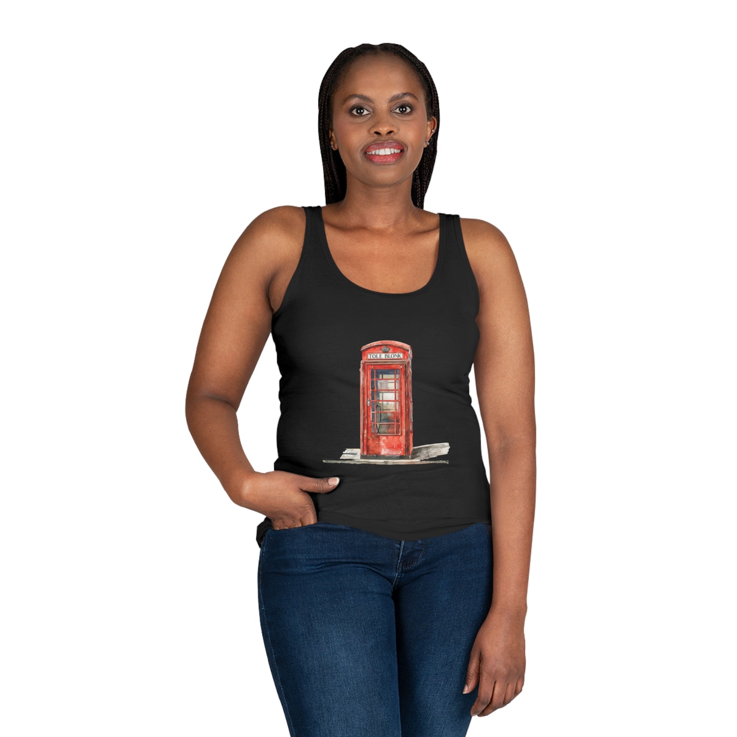 Women's Tank Top - Iconic British Public Telephone