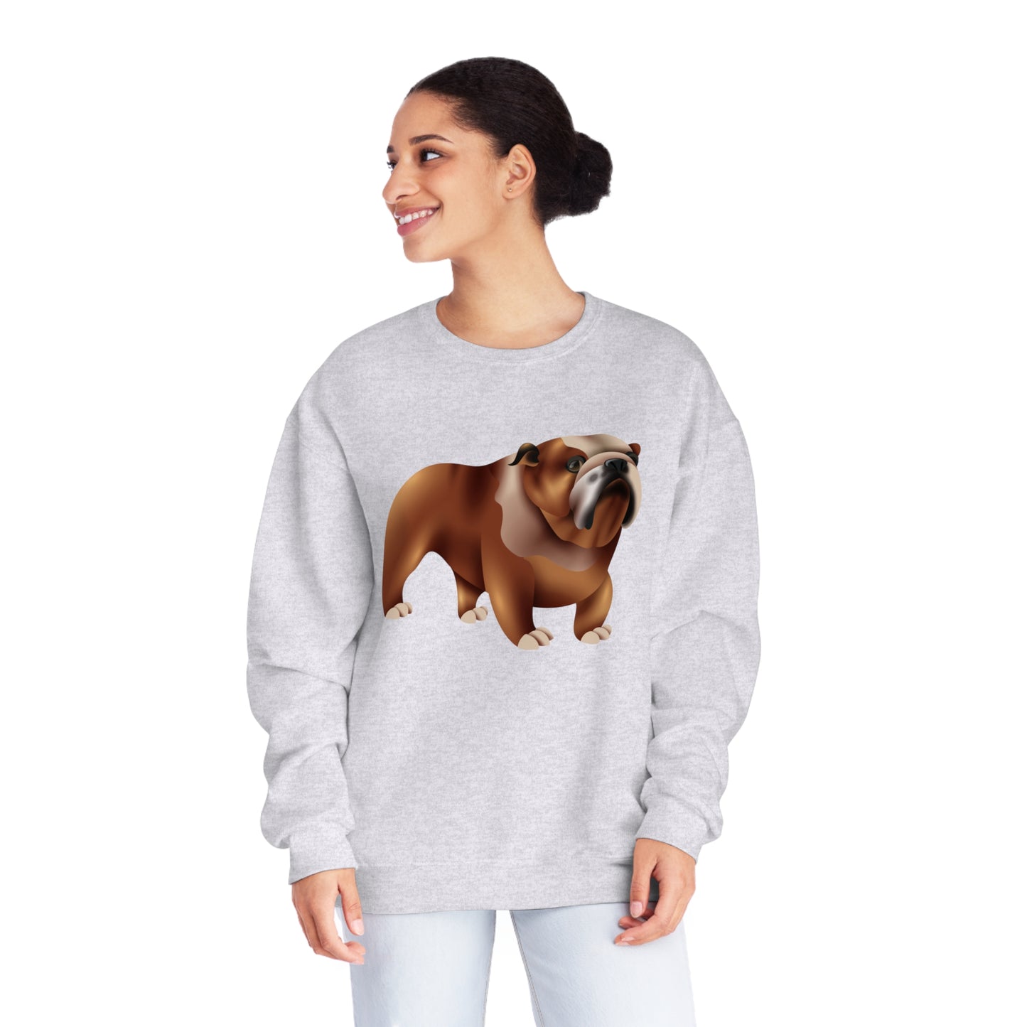 Unisex NuBlend® Crewneck Sweatshirt - Adorable British Dog