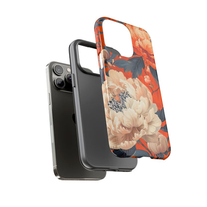 Floral Tough Case, Durable Floral Phone Case, Stylish Protection Case, Gift for Her, Spring Accessories, Mother’s Day Gift