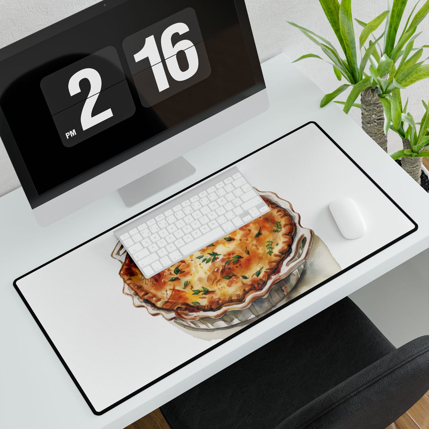 Deliciously Comfortable Desk Mat, Kitchen-Themed Desk Accessory, Fun Office Decor, Unique Gift for Food Lovers, Working from Home