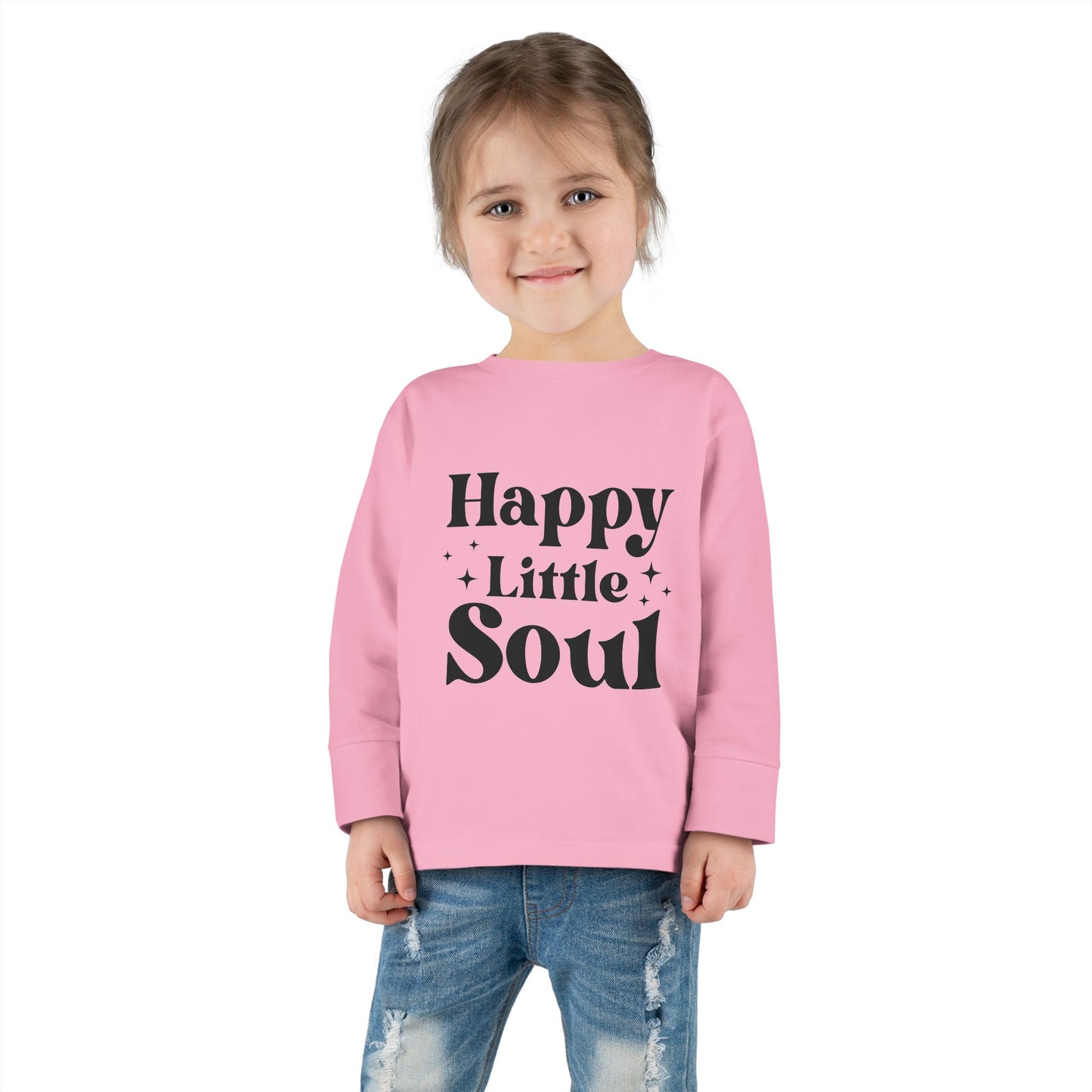 Happy Little Soul Toddler Long Sleeve Tee - Cute & Comfortable Kids Apparel