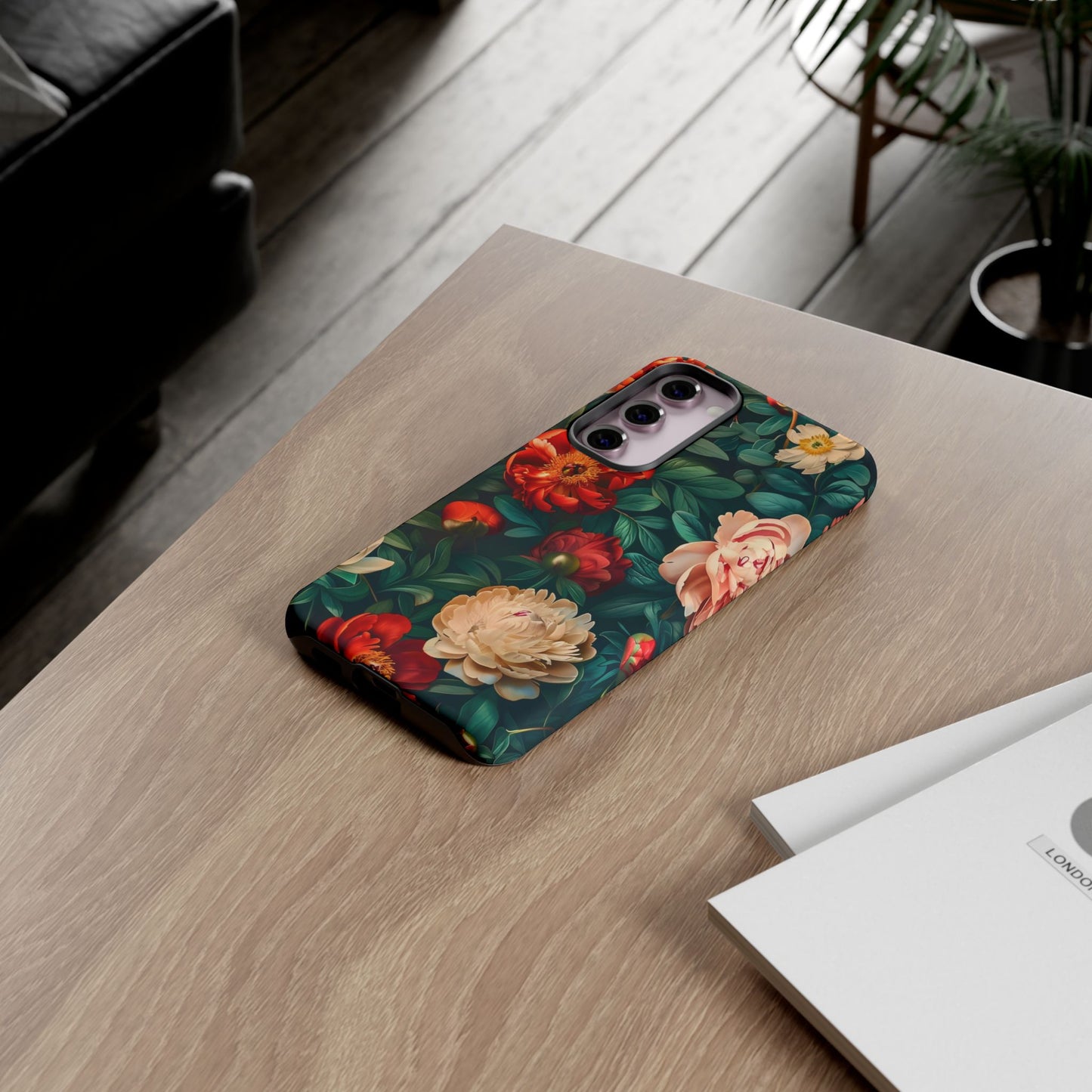 Floral Phone Case - Tough Cases, Vibrant Protection, Gift for Her, Cute Floral Design, Trendy Accessory, Perfect for Spring
