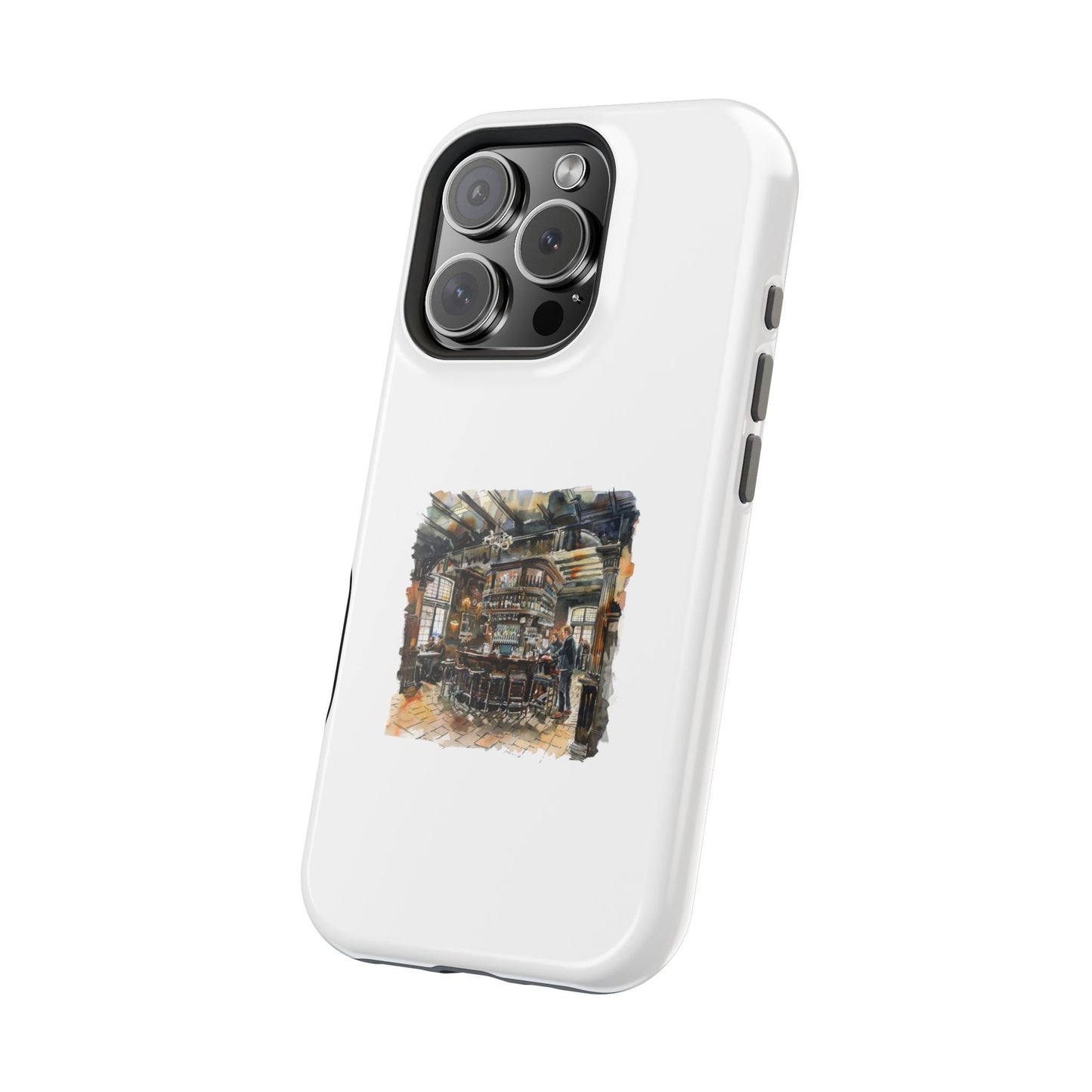 Artistic Magnetic Tough Cases | Stylish Phone Cover, Unique Illustrative Cases, Customizable Gifts for Travelers, Holiday Season Perfec