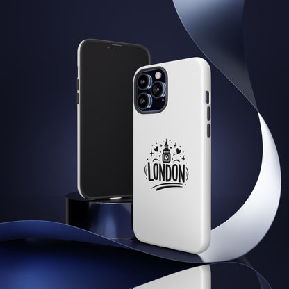 Stylish Phone Case for London Lovers, London Gift, Travel Accessory, Unique Smartphone Case, Cityscape Phone Cover