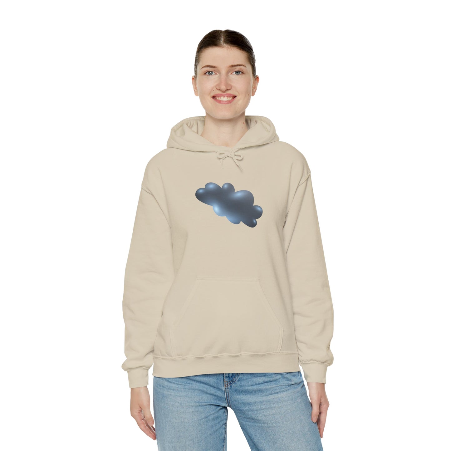 Unisex Heavy Blend™ Hooded Sweatshirt - Serene Cloudscape - Dreamy Cloud Design
