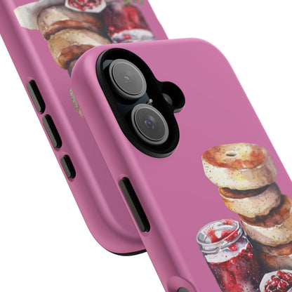 Cute Bagel Phone Case, Tough Cases for Food Lovers, Unique Gifts for Foodies, Phone Accessories for Breakfast Lovers, Fun and Stylish Cases