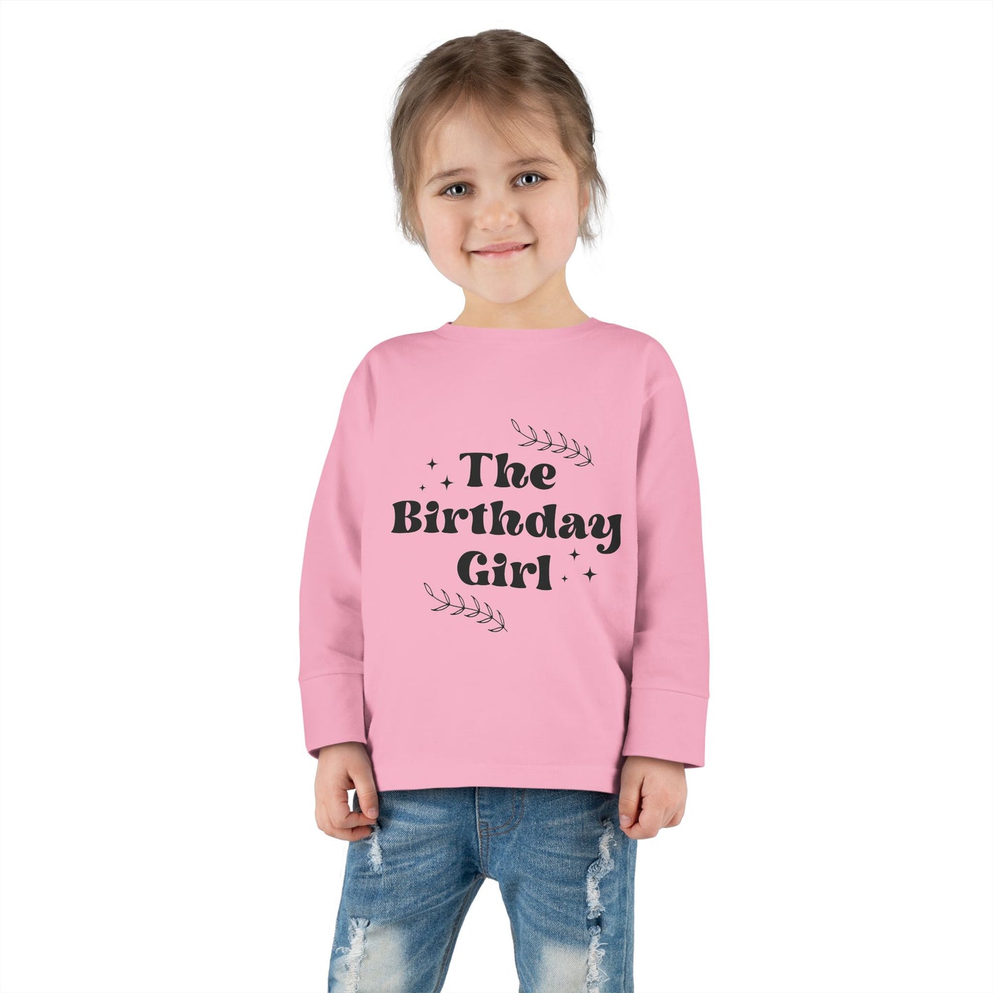 Birthday Girl Toddler Long Sleeve Tee