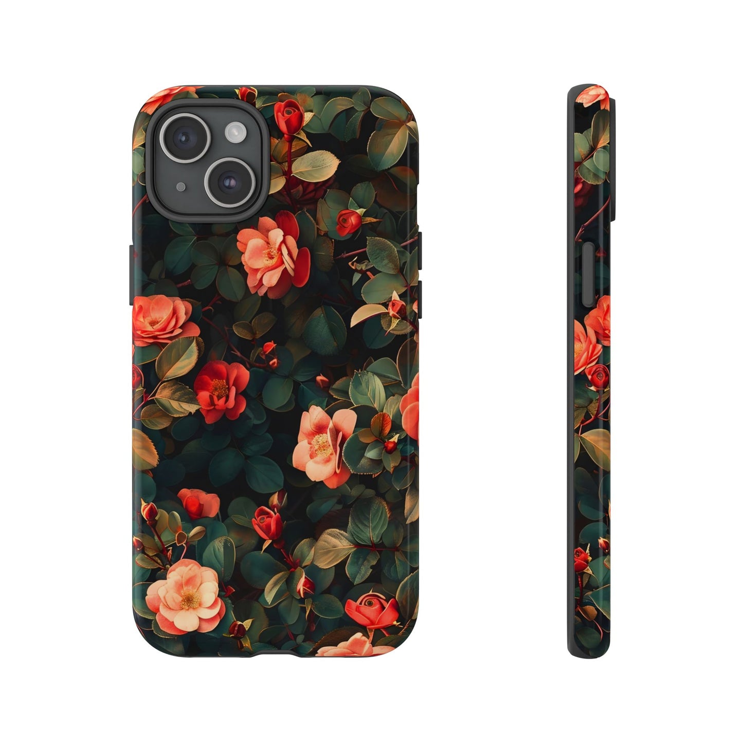 Floral Phone Case - Elegant Floral Design, Tough Protective Case, Perfect Gift for Her, Trendy Phone Accessories, Mother’s Day, Birthday